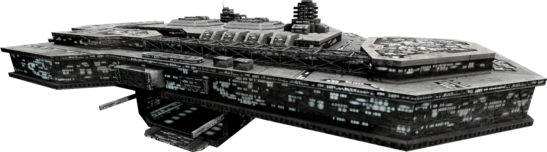 Background battlecarrier spaceship